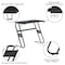 Flash Furniture 30 H, 51.5 W X Engineered Wood: Medium Density Fiberboard, Steel, Black NAN-RS-G1030-BK-GG - alternate 4